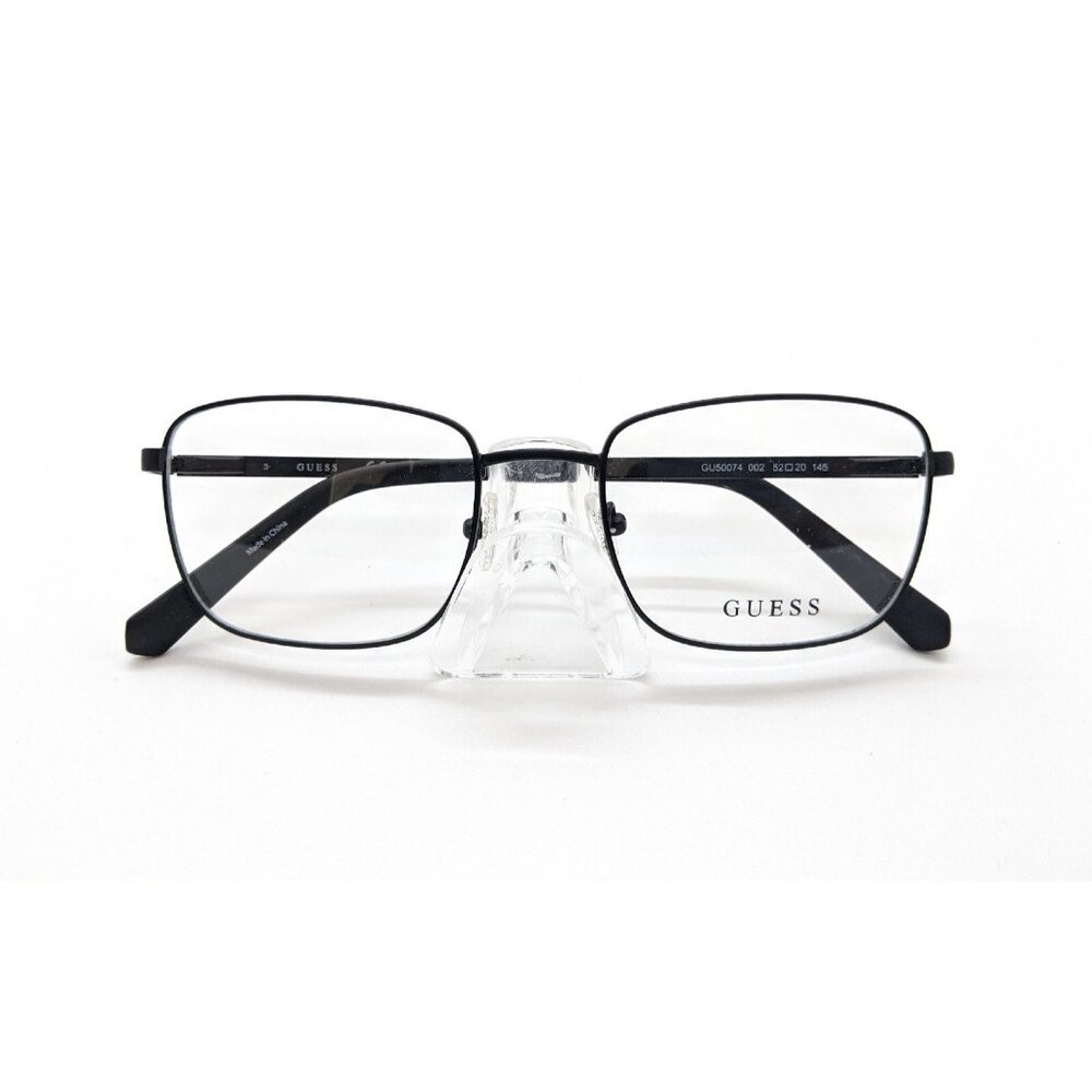 New Mens Guess GU 50074 Black Eyeglass Frame Retail $200